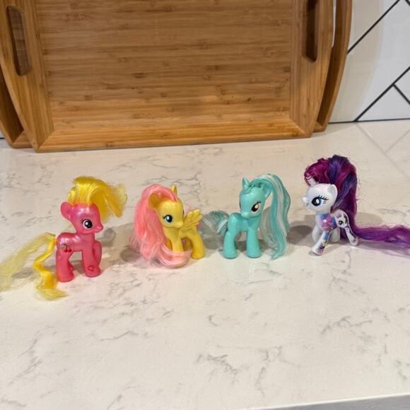 My Little Pony Fluttershy Lyra Heartstrings Cherry Berry Rarity all mini ponies - Picture 1 of 15